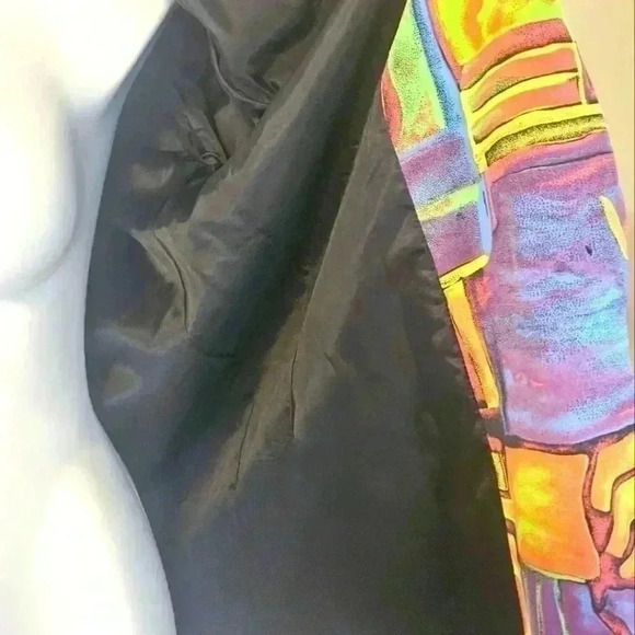 Vintage CEDARS 💯 % SILK Jacket Size Medium EUC - Picture 11 of 12